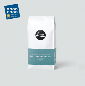 Guatemala El Injerto Espresso coffee with the Good Food Awards Winner '20 badge