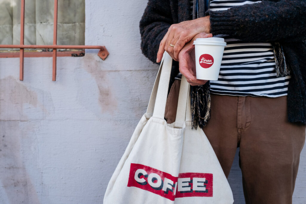 bag and cup
