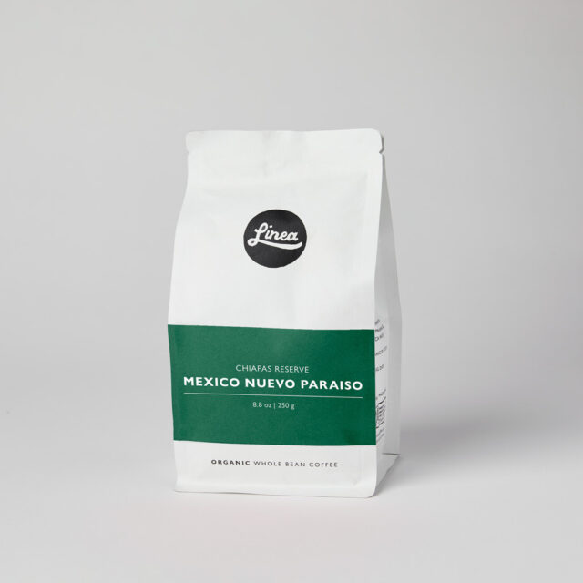 Linea Caffe 250g whole bean coffee Mexico Nuevo Paraiso Chiapas Reserve